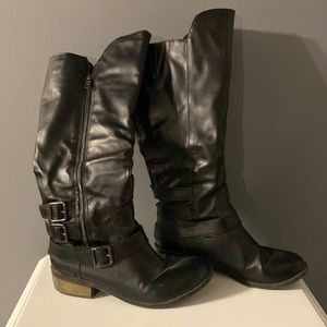 Black Leather Boots